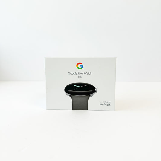 Google Pixel Watch 41mm Black Case with Obsidian Active Band (LTE)