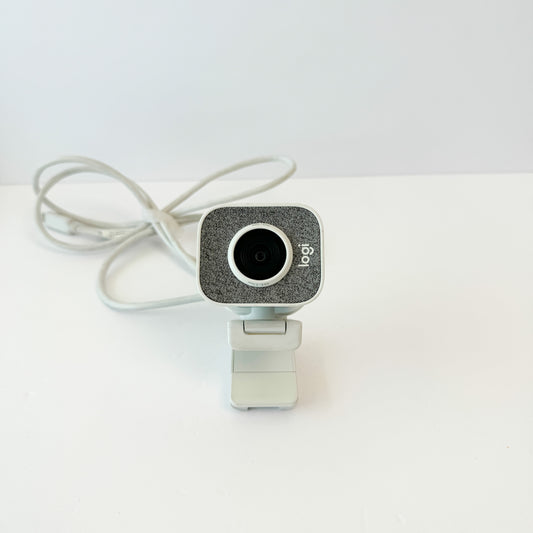Logitech Stream Cam Webcam with Microphone - White